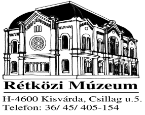 VAN SZERENCSÉNK HÍVNI A NAGYÉRDEMŰ KÖZÖNSÉGET! UTAZZON AZ OMNIBUSSZAL! KISVÁRDA A SZÁZADFORDULÓN 3507/00102 Szakmai beszámoló Az idén immár hatodik alkalommal volt Múzeumok Éjszakája Kisvárdán.