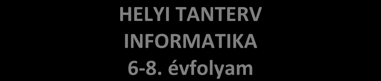 2013 HELYI TANTERV INFORMATIKA