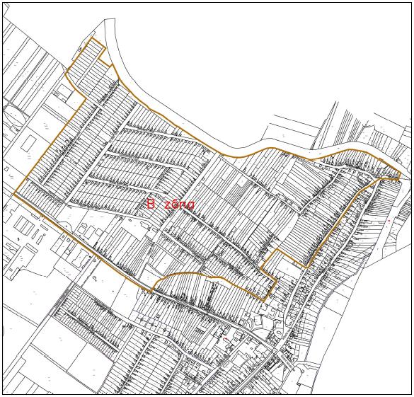 HELYZETFELTÁRÓ- HELYZETELEMZŐ - HELYZETÉRTÉKELŐ MUNKARÉSZEK 153 Forrás: Csenger Város Integrált Városfejlesztési Stratégiája (2010) A B zóna, más néven Északi kertváros a Szamos töltése, a városba