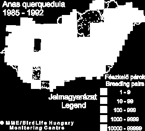 Elterjedés - állományhelyzet Skandinávia déli részétől a 44-46 északi szélességig (Olaszország északi része), az Atlanti óceántól a Csendes óceánig; Mo.