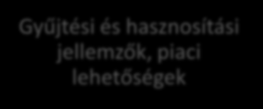 Közbeszerzések gyűjtés, hasznosítás Hulladékakkumulátor (savas és lúgos) OGYHT szerinti mennyiség 13-19 000 tonna Gyűjtési és hasznosítási jellemzők, piaci lehetőségek Hulladékgumiabroncs OGYHT