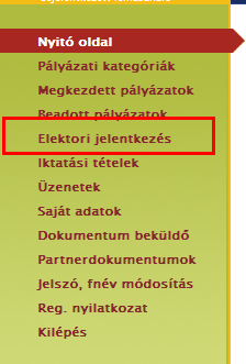Kattintson a gombra. A megadott adatokat a rendszer elmenti, és ennek megfelelően az EPER egy aktivációs e-mail-t küld a regisztrációban megadott e-mail címre.