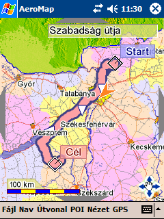 ver jelenlegi képességeinek határa. A problémát tovább orvosolandó, felhasználjuk a rendszer azon tulajdonságát, hogy képes az útvonalterveket dinamikusan módosítani.