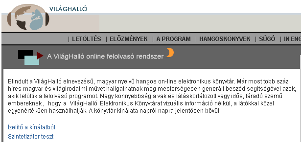 Példák a látássérülteket segítő eszközökből