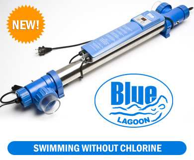 Blue Lagoon UV-C Ionizátor Uszoda klór nélkül A Blue Lagoon UV-C Ionizátor berendezés réz-elektrolízis és UV-C sugárzás kombinációjával tisztítja az úszómedence vizét.