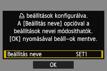 A fényképezõgép hozzáférési pont módjának használata kapcsolat létesítéséhez 7 8 Adja meg a további beállításokat.