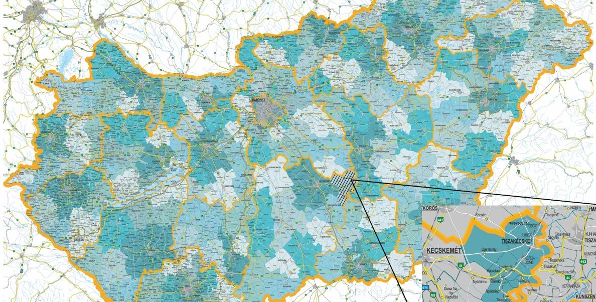 HELYZETFELTÁRÓ - HELYZETELEMZŐ - HELYZETÉRTÉKELŐ MUNKARÉSZEK 15 1 Helyzetfeltáró munkarész 1.1 Településhálózati összefüggések és térségi kapcsolatok, a város helye a településhálózatban 1.1.1 A település térségi szerepe Tiszakécske város a Dél-alföldi régióban található, a régió 53 városa közül a 19.