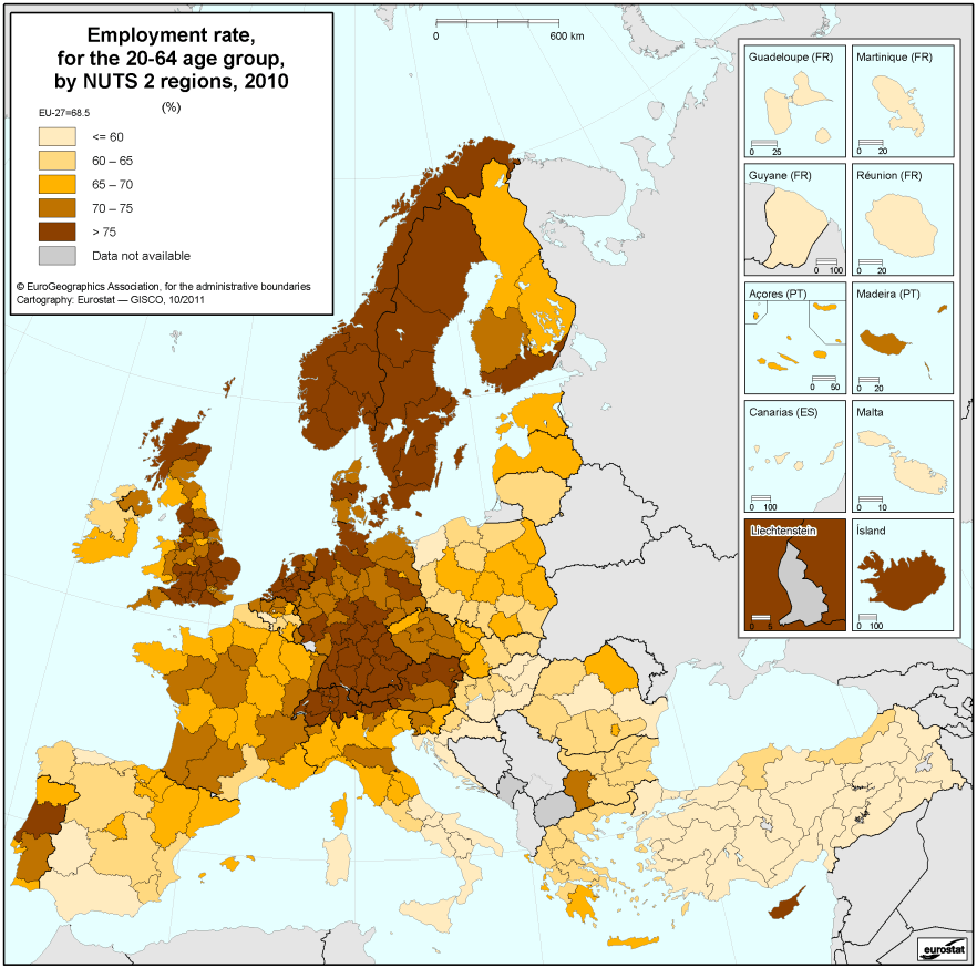 2. ábra: A 20-64 éves korcsoport