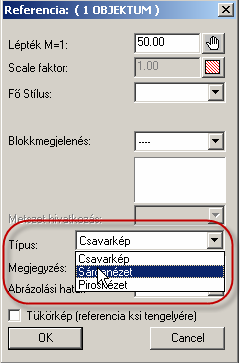 Kötőelem objektum Referencia típusok váltása Gyors parancs: Ctrl + Jg a referencián Ha véletlenül rossz referencia típust raktunk be a rajzba, akkor is könnyen a megfelelőre válthatunk, mert a