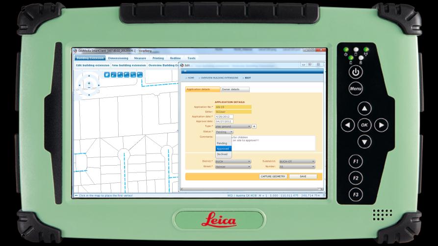 Mobil térinformatikai alkalmazások Intergraph