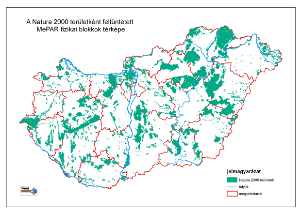 Szanyi Szabolcs Katona Krisztián Rácz István András 1. ábra. A Natura 2000 hálózat Magyarországon kijelölt területei (http://www.kolcsonosmegfeleltetes.hu/) talmazzák az élőhelytípusok (I.