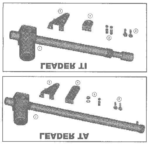 ÖSSZEÁLLÍTÁS 1db 1 Mozgatómotor 1db 2 S1 kengyel 1db 3 Rögzít KIT 1db 4 S3/S4 kengyel