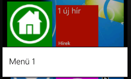 Silverlight Toolkit for Windows Phone7 Használata: <toolkit:timepicker Name="tpAlarm"/> ContextMenu A PC-ken megszokhattuk, hogy ha egy elemre kattintunk az egér jobb gombjával, akkor az elemre