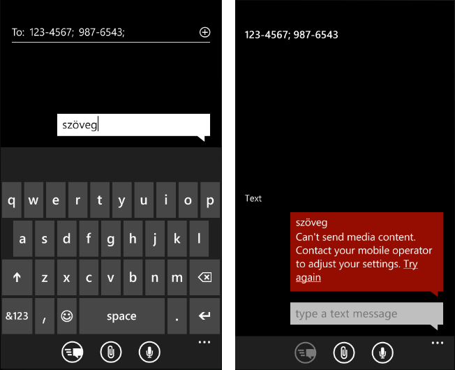 Launcherek SmsComposeTask 6-4 ábra: Telefonhívás lebonyolítása alkalmazásunkból Sms küldésekor lehetőségünk van megadni a címzettek listáját és az üzenet szövegét is, de mindkét érték elhagyható: