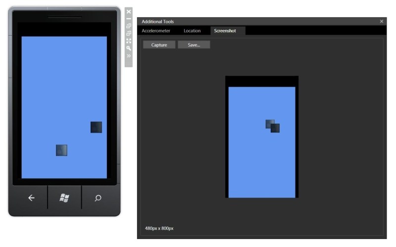 12. Marketplace Screenshot készítés 12-12 ábra: Az alkalmazás beküldése Az alkalmazásunk feltöltése során a Marketplace megköveteli, hogy legalább egy 480x800-as képernyőkép legyen az