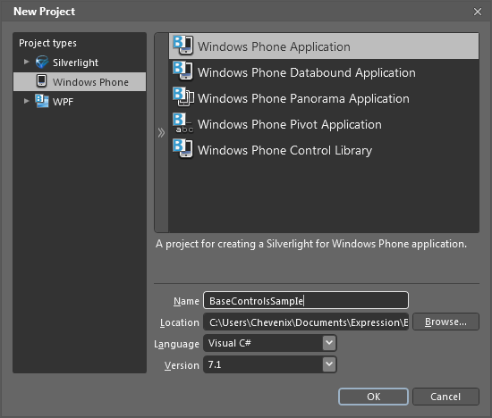 3. Alkalmazásfejlesztés Windows Phone-on Megjegyzés: mind a Visual Studio 2010, mind az Expression Blend 4 rendelkezik ingyenes, kifejezetten WP7-fejlesztésre kihegyezett verzióval, amelyek részét