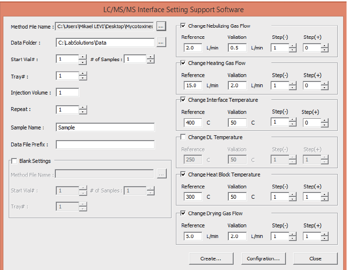 Mikotoxinok Speciális oszlop: Shimadzu Maestro ISSS: Interface Setting Support Software Hasznos lehet minden alkalmazáshoz, fejlesztéshez.