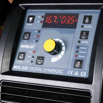 MIG/MAG DIGITAL SYNERGIC IGBT MIG 320 DIGITAL SYNERGIC Syn.