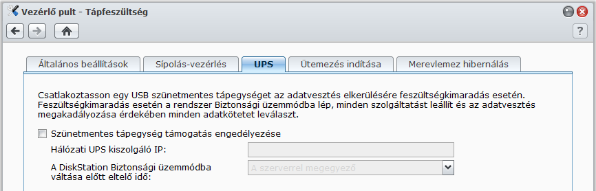 A sípolás-vezérlés kezelése: Jelölje be a jelölőnégyzeteket, vagy szüntesse meg a bejelölést, és kattintson az OK gombra.