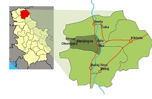 4. strana/oldal Административно припада Северно-Банатском округу, чије је седиште у Кикинди. Према попису из 2002.године Општина је имала 18.