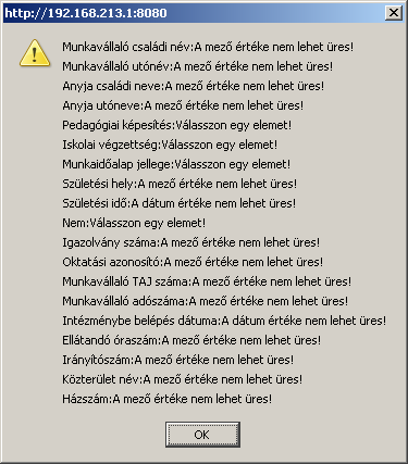 nélkül adatokat a rendszer nem enged rögzíteni. 135.