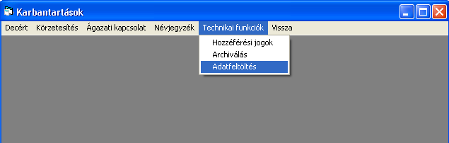 5. ADATBÁZIS FELTÖLTÉSE. 5.1. Aldecentrum betöltése. Az internetrıl a Helyi Regiszter Letöltıközpont ból letöltött aldec«településnév».txt és körzet4.txt állományok bemásolása C:\Anmunka\ könyvtárba.