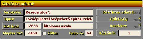 elkülönítve vannak nyilvántartva, ennélfogva az épületre utaló megnevezések félrevezetők lehetnek.