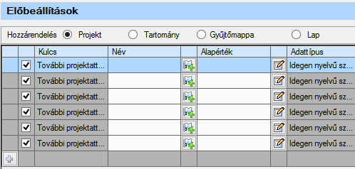 WSCAD SUITE 2014 kézikönyv Az Általános űrlapkeret opcióval a generált listáknak állíthat be egy általános keretet, ezzel felülírva a listában beállított sablonokat.