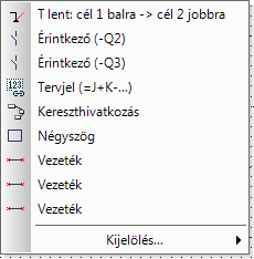 Jobbgombos menük Jobbgombos menü - bevezetés A jobbgombos menükkel nagyon sok parancs gyorsan elérhető, anélkül, hogy a menüszerkezetben kellene keresgélnie.