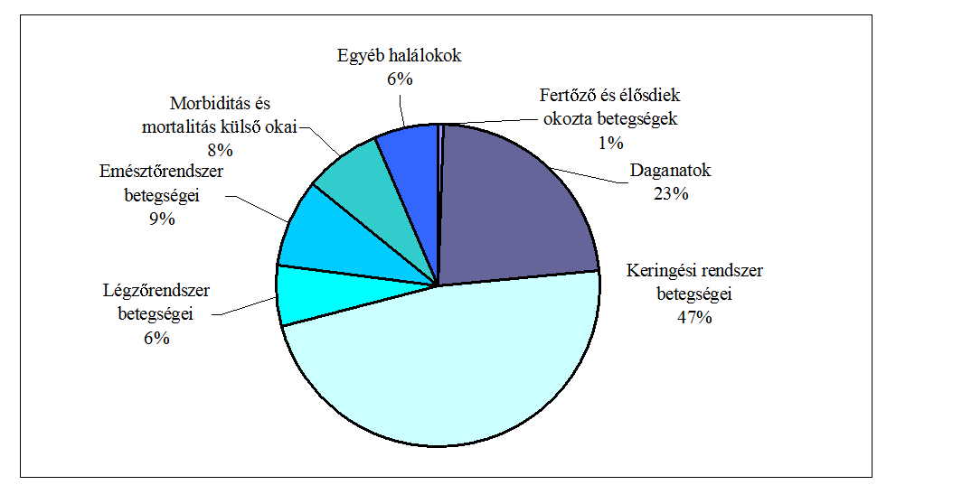 tartósan magas szintű az ún. civilizációs betegségek aránya a lakosok körében.