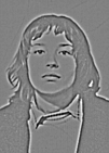2. KÉPSZŰRÉS 37 GP0 = G0 = IMAGE G1 = BLUR*GP0 GP1 BLUR SUBSAMP BLUR SUBSAMP G2 GP2 + + LP1 LP0 2.17. ábra. Laplace-képpiramis építése Gauss-szűrővel. 2.18. ábra. Laplace-képpiramis példája. A 2.17. ábrán egy példát láthatunk, amelyet érdemes összevetni a 2.