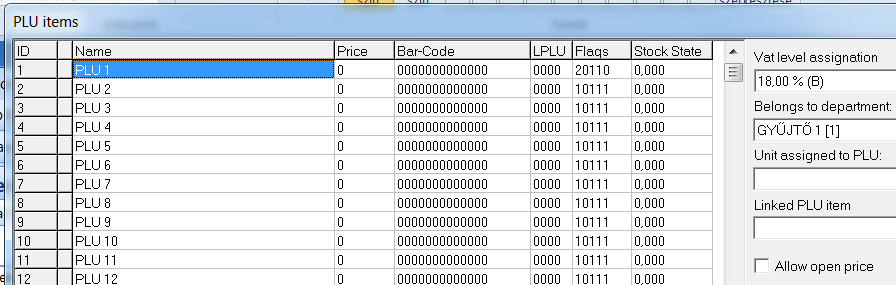 7. A parancssor Settings menüjében a Configuration beállítás, Project fül, Unit prices decimal settings legördülő menüjéből válasszuk ki a Fixed decimal count beállítást és állítsuk be a 0 értéket a