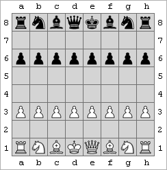 ábra A koreai sakk (Janggi) alapállása Mint látható a háromszemélyes sakktábla hatszög alakú.