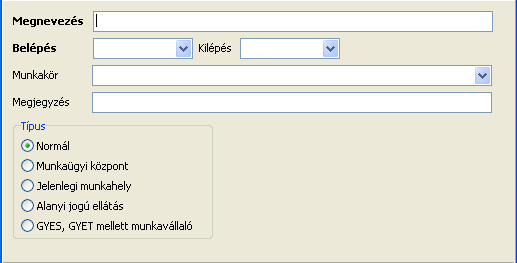 278 Kulcs-Bér, Kulcs-Bér KOMPAKT és Kulcs-Bér PLUSZ 2009 A Típus szekcióban beállítottak hatással vannak a táppéz számfejtésére is, hiszen a táppénz jogosultság és a táppénz alap szempontjából is