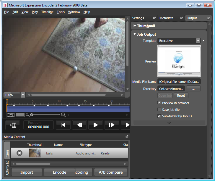 A Silverlight és az Expression Encoder A Silverlight és az Expression Studio Az Expression Encoder segítségével a Silverlighttal videotartalmat kódolhatunk, bővíthetünk és tehetünk közzé.