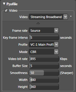 1. fejezet: Bevezetés a Silverlight 3 programozásába Az előre beállított profilok nem korlátoznak felülírhatunk bármilyen video-, illetve audiokódolási beállítást. Az 1.