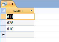 SQL kód: SELECT merleg.haviforgt FROM merleg, kszamla WHERE kszamla.szam=merleg.kszamla AND merleg.kszamla='610'; 3. Melyek a ráfordítás számlák? SQL kód: SELECT kszamla.