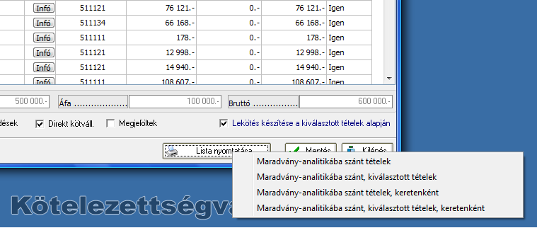 59c. ábra Amennyiben az Igenre kattintunk, a program elmenti az adatokat és a következő üzenet jelenik meg: 59d.