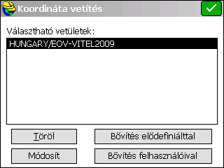 Honosítva Magyar nyelvű VITEL-2009 o nem RTCM alapú o