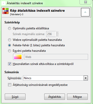 SZÍNKONVERTÁLÁS Szöveg típusú fekete-fehér dokumentum színes szkennelése esetén Amennyiben True Color-ban szkennelte fekete-fehér dokumentumát, érdemes a kisebb méret elérése érdekében annak színeit