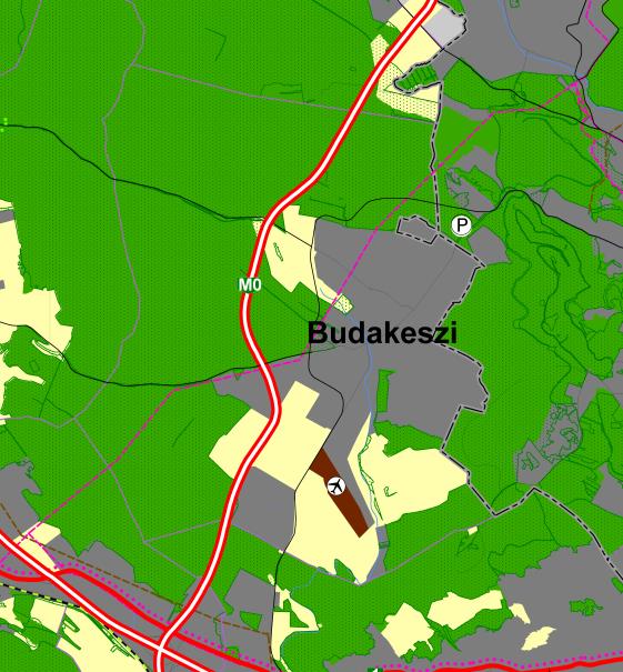 Az M0 gyorsforgalmi út Az OTrT Budakeszi területét is érintő övezetei Országos ökológiai hálózat, Kiváló termőhelyi adottságú erdőterület, Tájképvédelmi szempontból kiemelten kezelendő terület,
