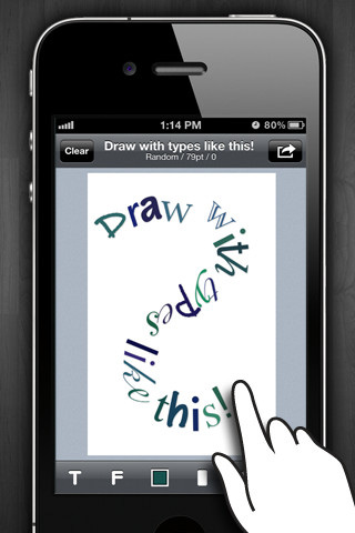 Betűrajzok Játék a betűkkel Ez a mobil alkalmazás rajzolni tanít meg a betűk segítségével - lásd meg a karakterek mögött a formákat, kezeld őket grafikus, díszítő elemként, és jópofa ábrákat tudsz