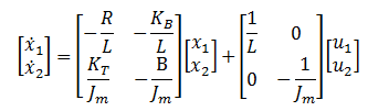 Folyamatok matematikai modellje Dinamikus rendszerek Példarendszerek matematikai modellje állapotegyenlettel DC