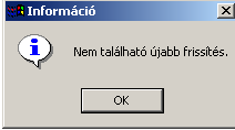 A program élesítését követően bármikor elindítható a menüpont.