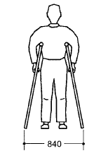 Metric Handbook angol mérések alapján férfiaknál 465 mm és nőknél 395 mm vállszélesség személyek vállszélesség (m) nyári ruházatban 0,51 átmeneti időszaki ruházatban 0,53 téli ruházatban 0,54 könnyű