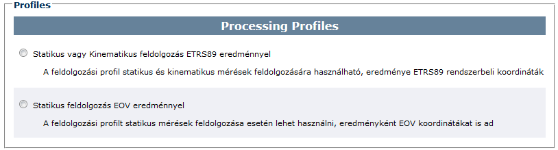 Folyamatábra Az autopostgnss szolgáltatás Statikus és Kinematikus