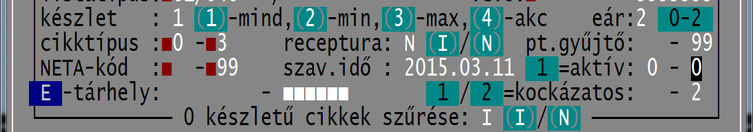 4. Eltérő állapotú termékek lekérdezése 4.1. Aktív termékek lekérdezése A Polár Kereskedelmi Információs Rendszerben és a Polár Trafik Rendszerben a termékek rendelkeznek egy úgynevezett állapottal.