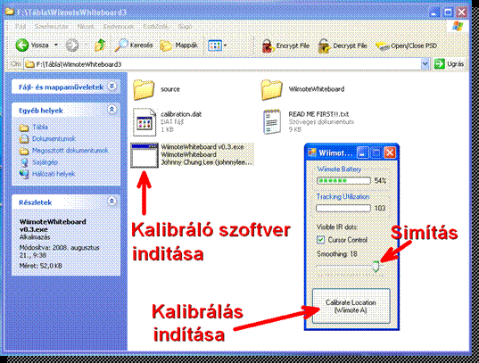 3. Milyen módszerrel kalibrálhatjuk a WiiMote által küldött koordinátákat?