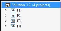 Megoldások alkalmazása Objektum orientált programozás - Pál László Ha létrehozunk egy új projektet, az önmagában is egy megoldást alkot.