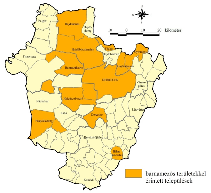 2. Melléklet Kiegészítő táblák, ábrák Hajdú-Bihar megye természeti adottságok, természeti erőforrások és a környezet állapotának